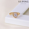 11337 xuping fashion finger 18k gold weeding rings with stone